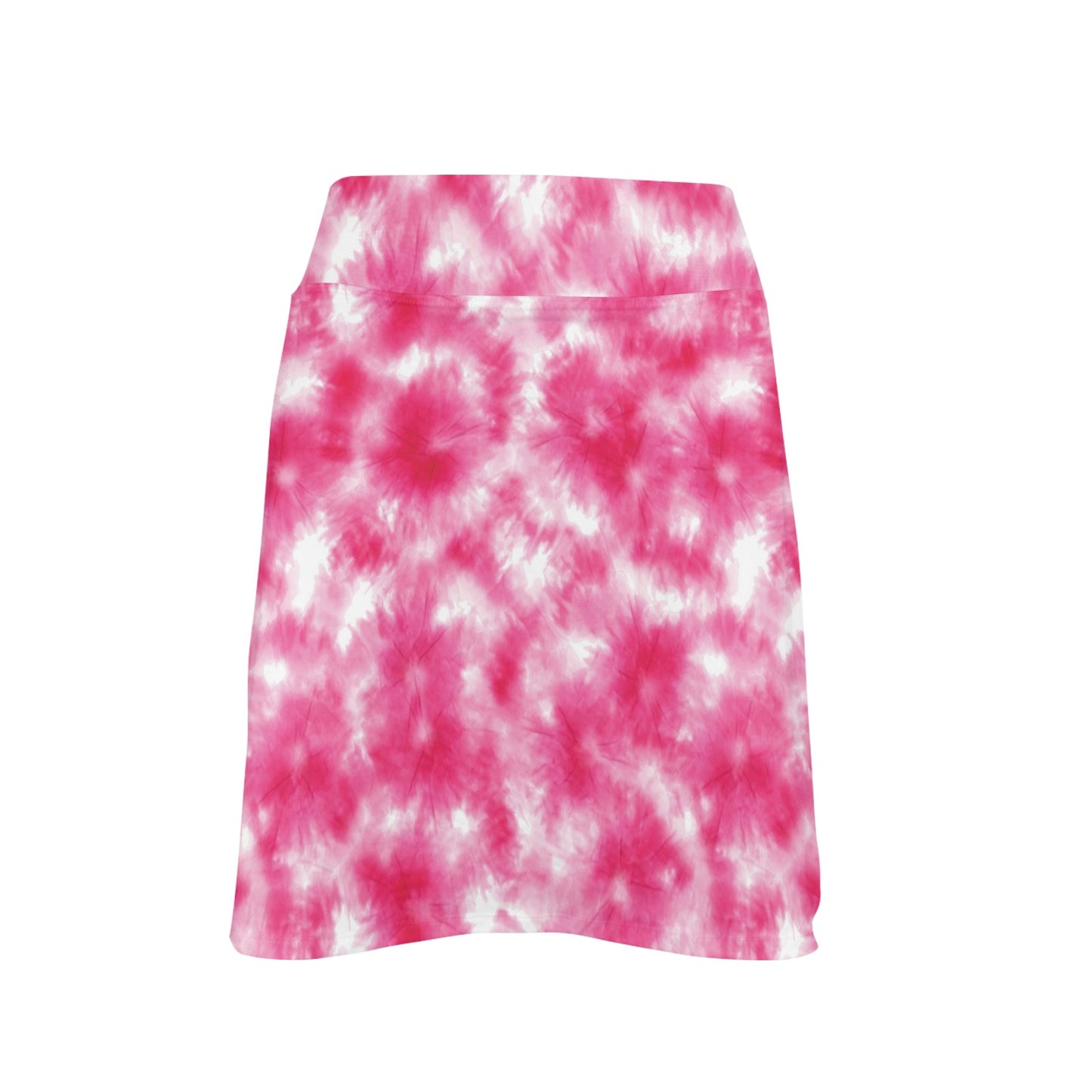 Tie Dye Pink Print Design LKS304 17" Golf & Pickleball Skort with Pockets