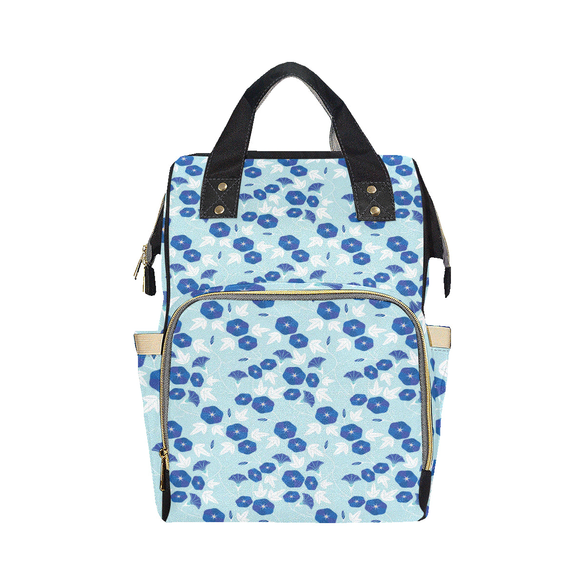 Morning Glory Pattern Print Design MG07 Diaper Bag Backpack