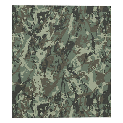 Camouflage Pattern Print Design 06 Premium Quilt