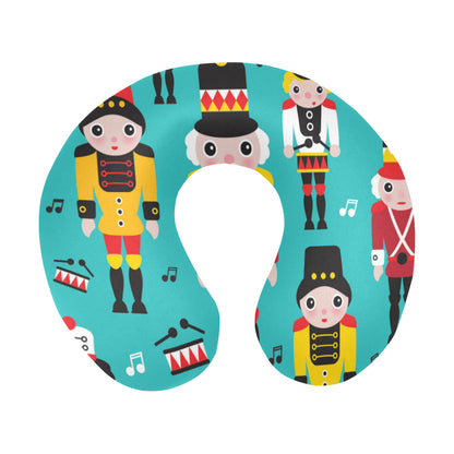 Nutcracker Pattern Print Design A03 U-Shaped Travel Neck Pillow
