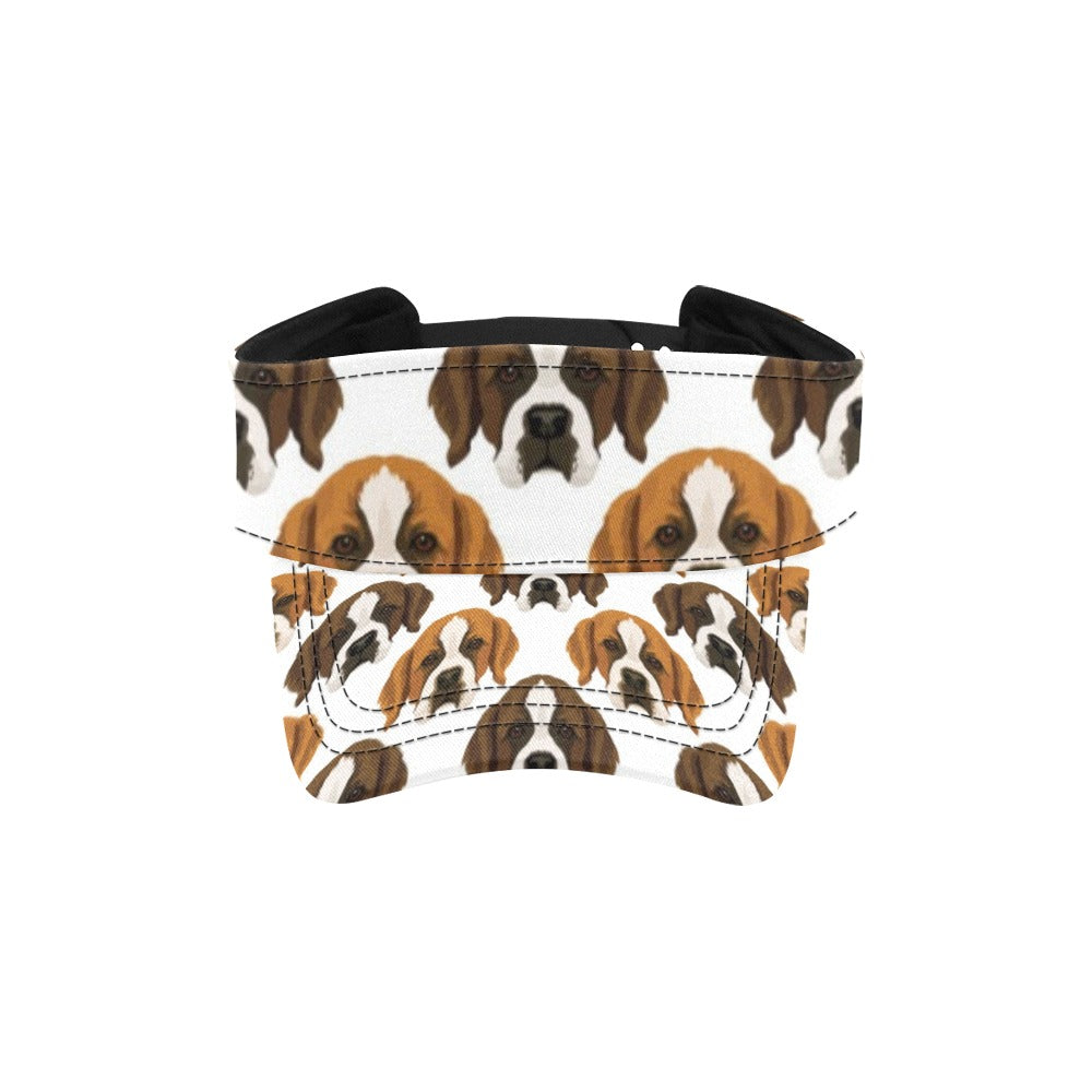 St Bernards Print Design LKS301 Unisex Sun Visor