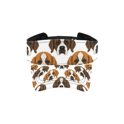 St Bernards Print Design LKS301 Unisex Sun Visor