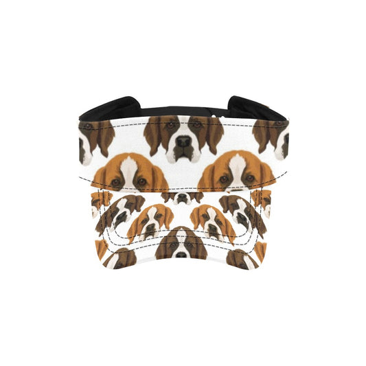 St Bernards Print Design LKS301 Unisex Sun Visor