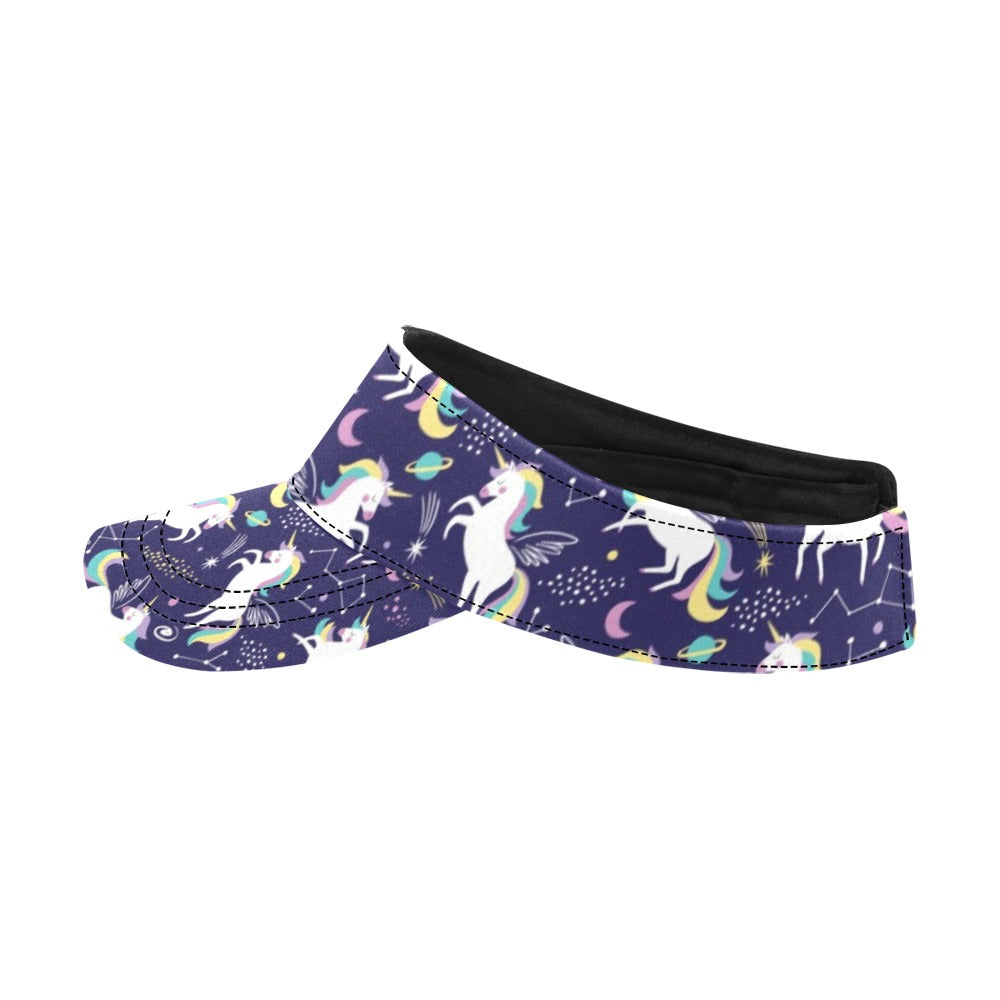 Unicorn Print Design LKS305 Unisex Sun Visor
