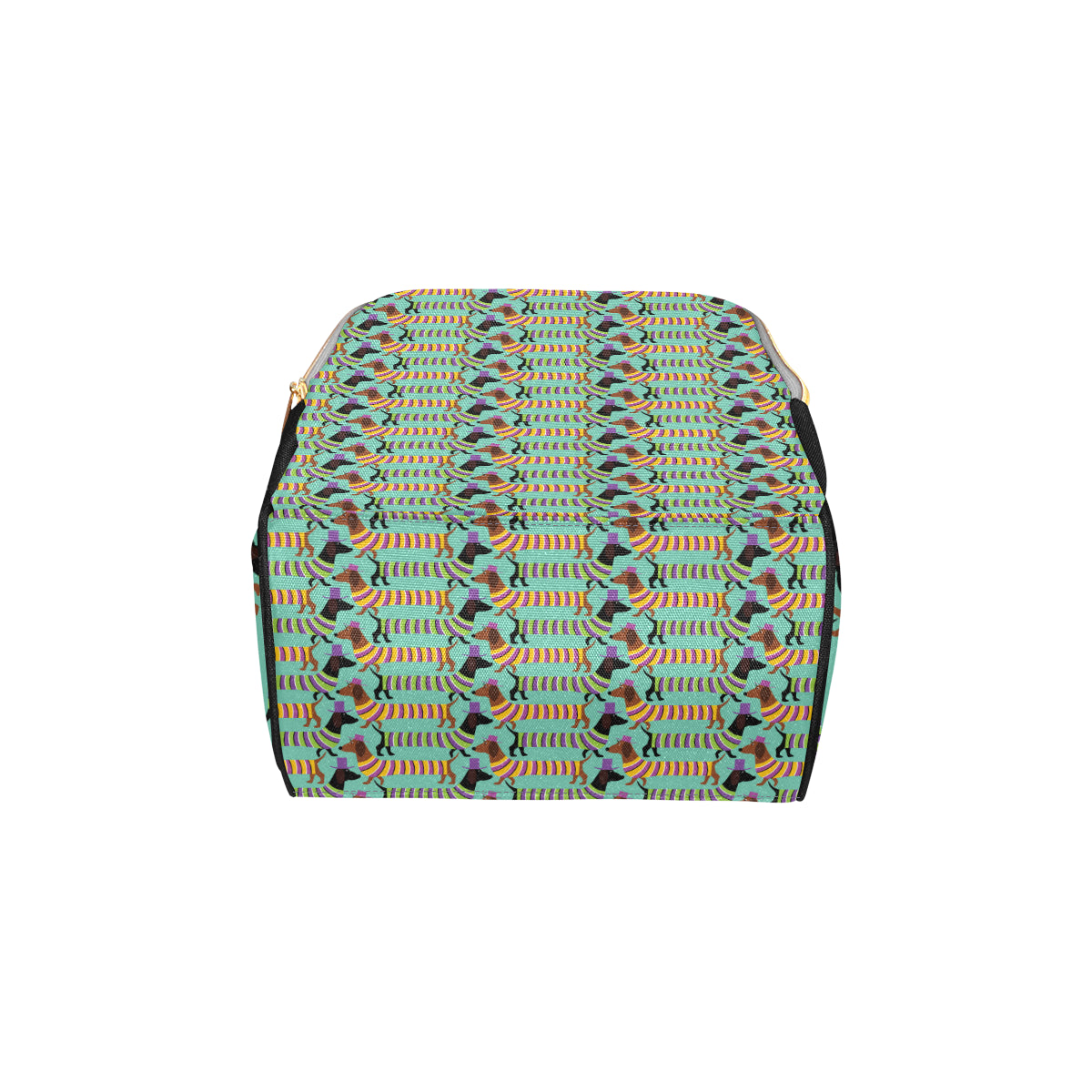 Dachshund Pattern Print Design 05 Diaper Bag Backpack