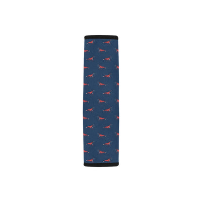 Shrimp Print Design LKS305 Car Seat Belt Cover