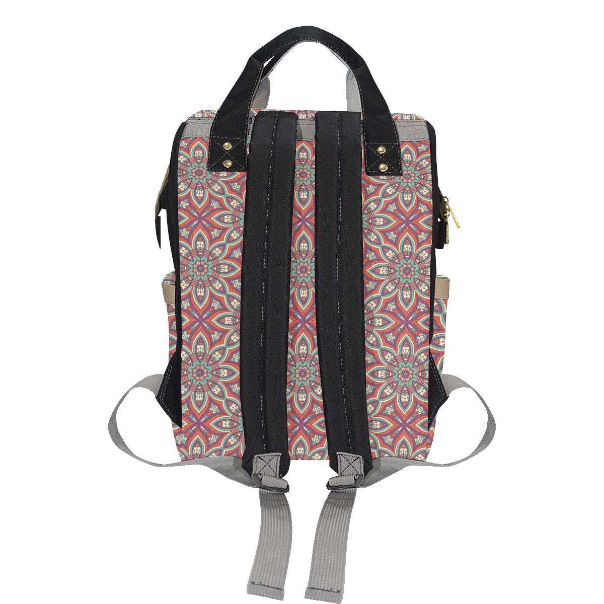Bohemian Pattern Print Design 03 Diaper Bag Backpack