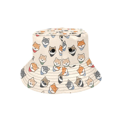 Shiba Inu Print Design LKS3010 Unisex Bucket Hat