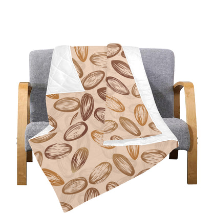 Almond Pattern Print Design 02 Premium Quilt