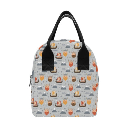 Vikings Print Design LKS307 Insulated Lunch Bag