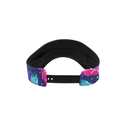 Feather Colorful Boho Design Print Unisex Sun Visor