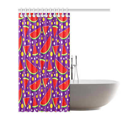 Watermelon Pattern Print Design WM010 Shower Curtain