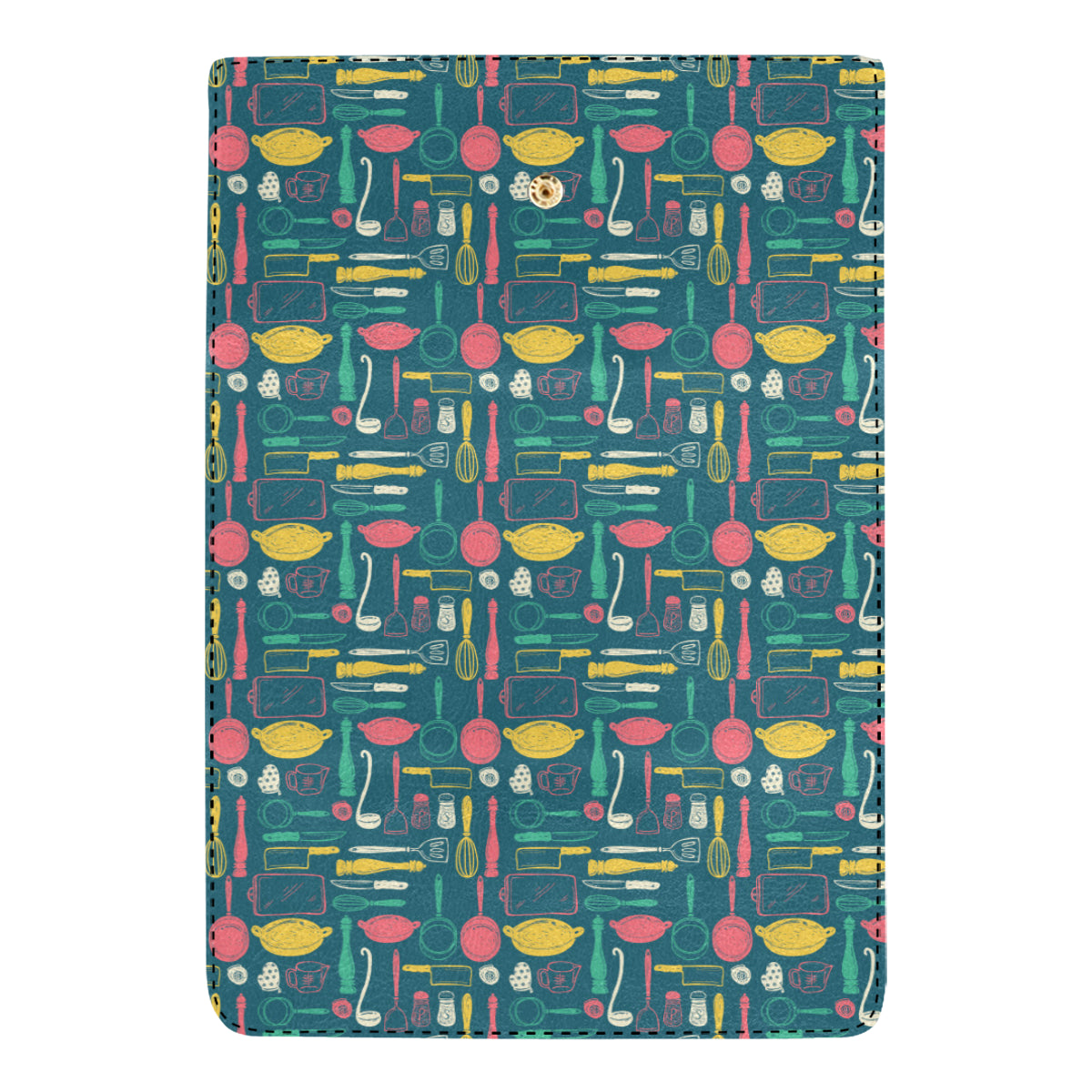 Cooking Kitchen Tools Pattern Print Design 01 Women's Trifold Wallet