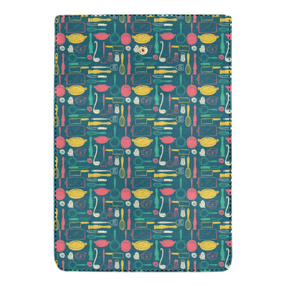 Cooking Kitchen Tools Pattern Print Design 01 Women's Trifold Wallet