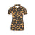 Bread Pattern Print Design 05 Women's Polo Shirt