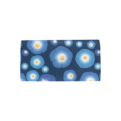 Morning Glory Pattern Print Design 02 Women's Trifold Wallet