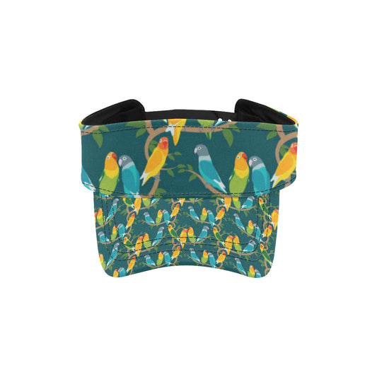 Lovebird Pattern Print Design 02 Unisex Sun Visor