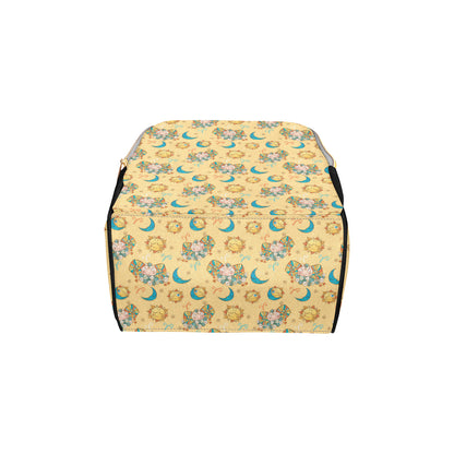 Aries Zodiac Pattern Print Design 03 Diaper Bag Backpack