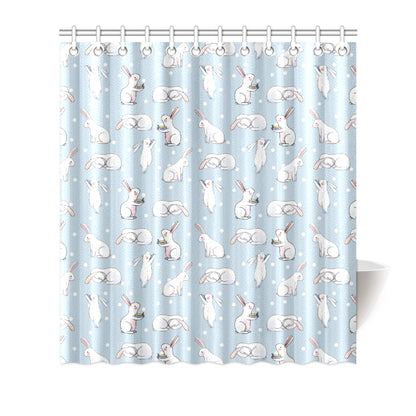 Rabbit Pattern Print Design RB06 Shower Curtain