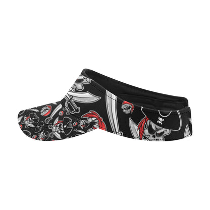Pirate Pattern Print Design A05 Unisex Sun Visor