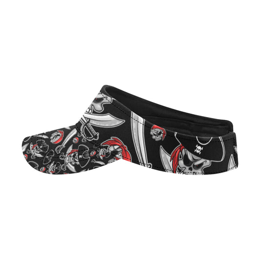 Pirate Pattern Print Design A05 Unisex Sun Visor