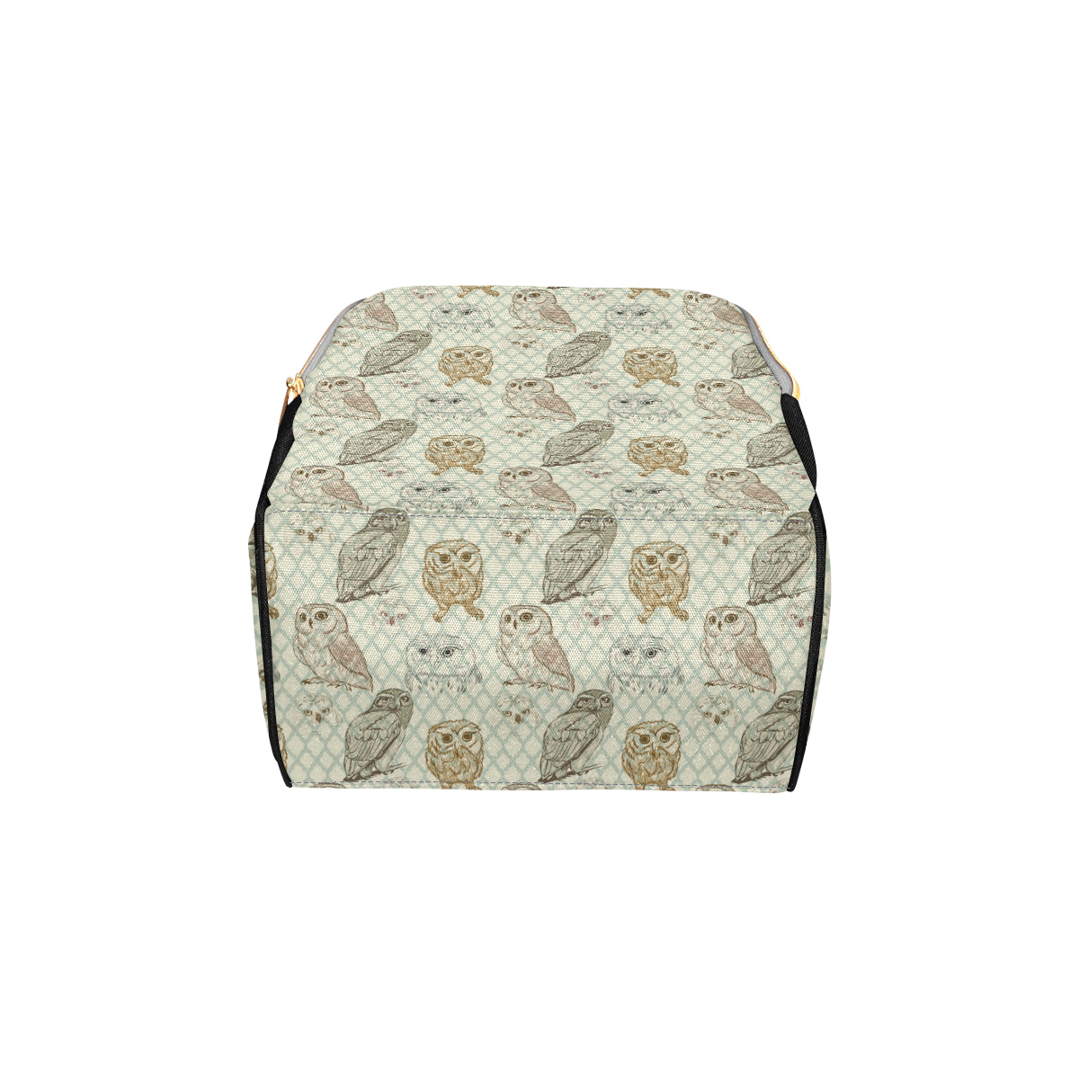 Owl Pattern Print Design A03 Diaper Bag Backpack