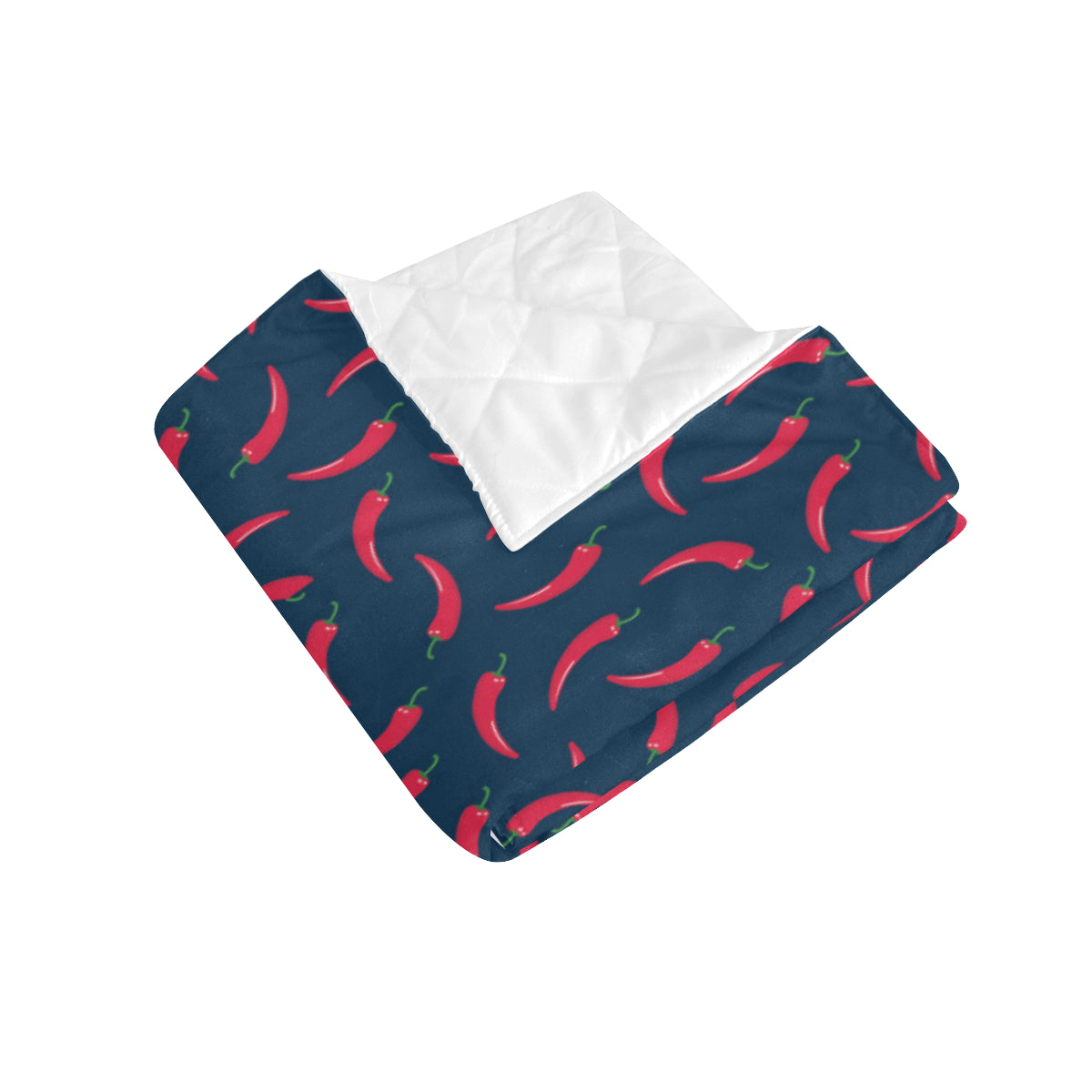 Chilli Pepper Pattern Print Design 03 Premium Quilt