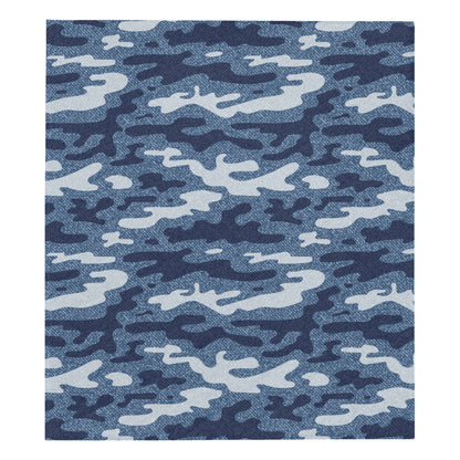 Jean Camouflage Pattern Print Design 05 Premium Quilt