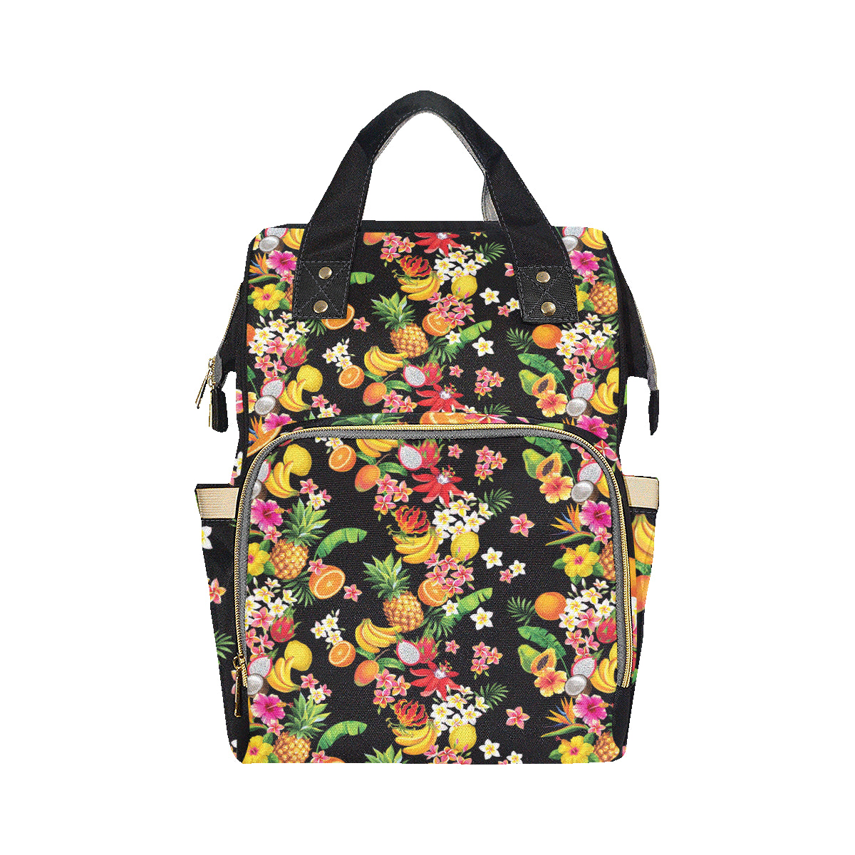 Tropical Fruits Pattern Print Design TF02 Diaper Bag Backpack