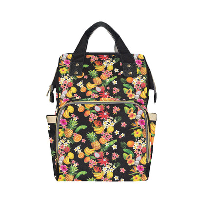 Tropical Fruits Pattern Print Design TF02 Diaper Bag Backpack