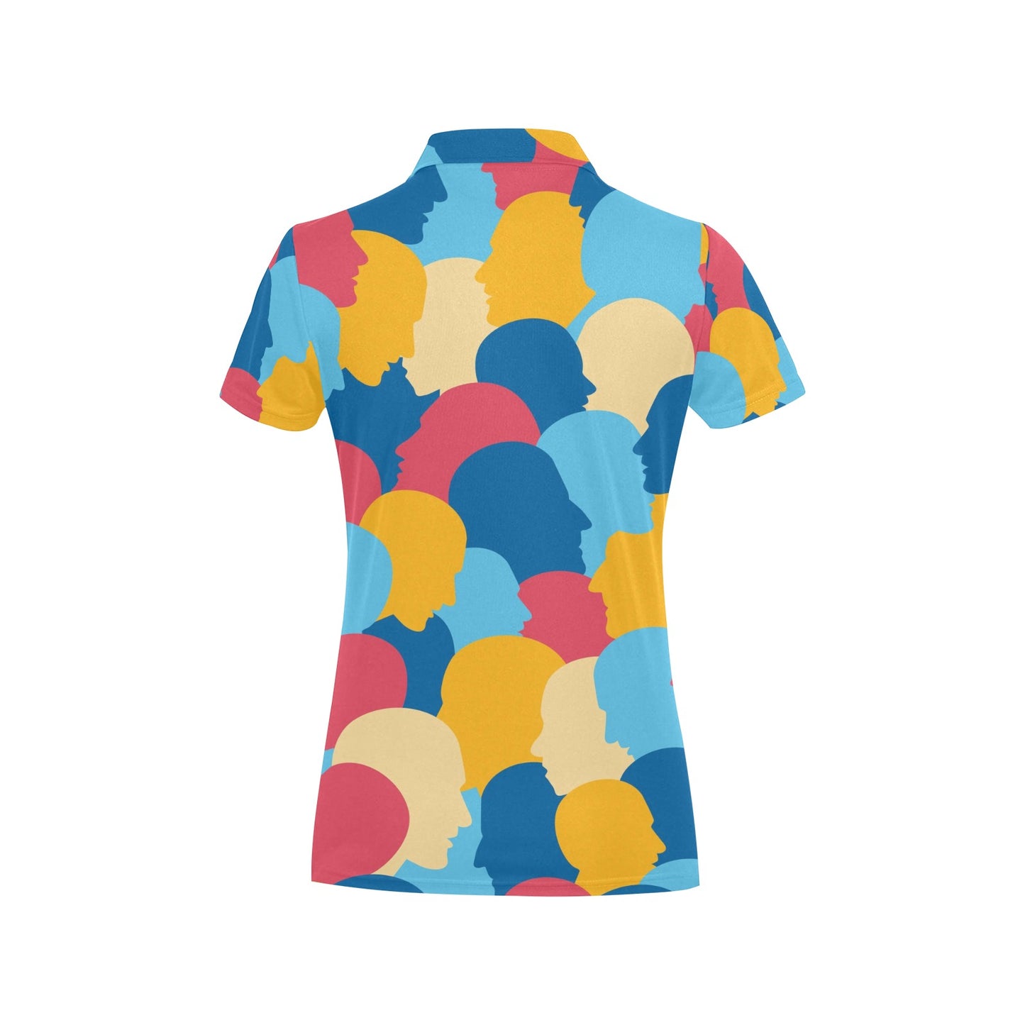 Psychology Pattern Print Design A02 Women's Polo Shirt