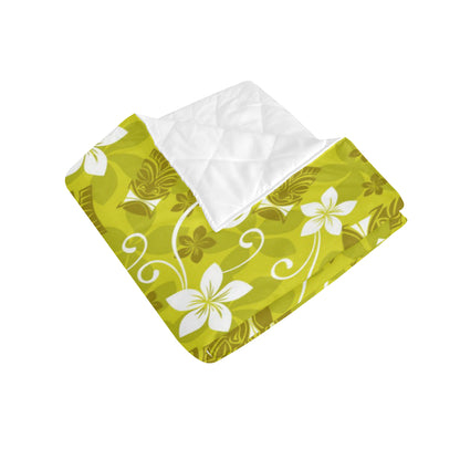 Hawaiian Themed Pattern Print Design H019 Premium Quilt