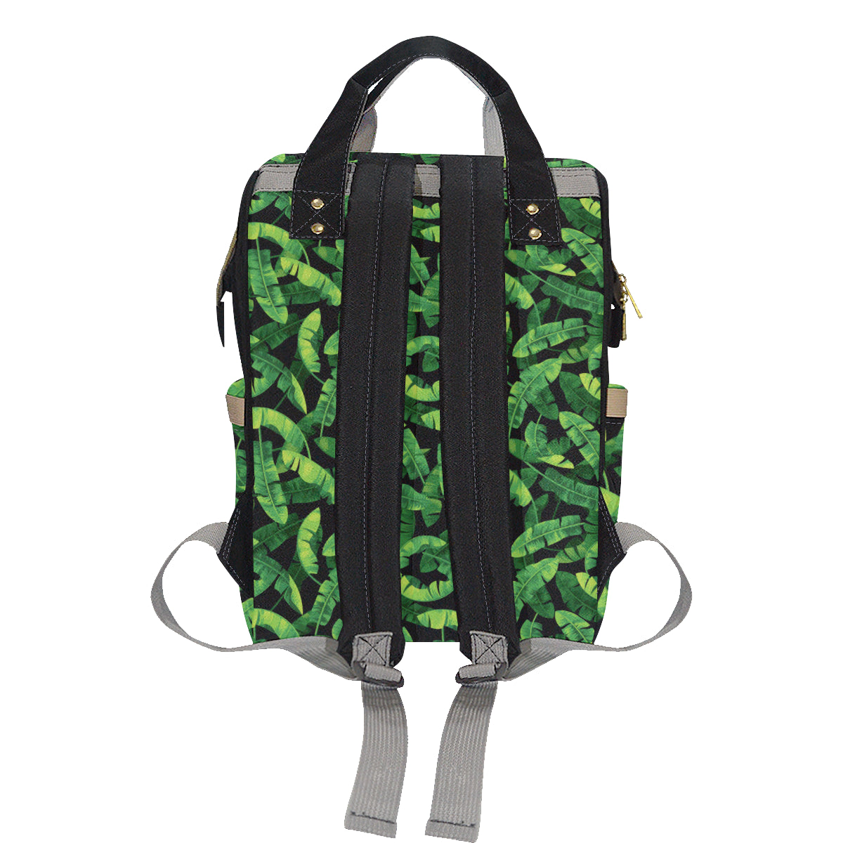 Banana Leaf Pattern Print Design 02 Diaper Bag Backpack