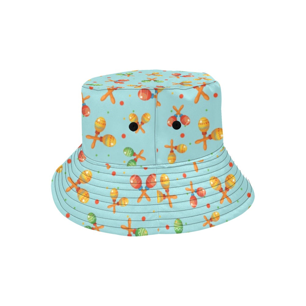Maracas Print Design LKS402 Unisex Bucket Hat