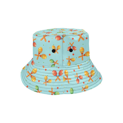 Maracas Print Design LKS402 Unisex Bucket Hat