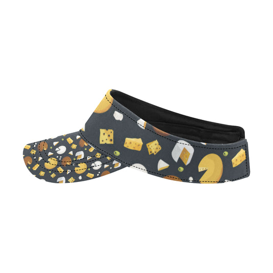 Cheese Pattern Print Design 03 Unisex Sun Visor