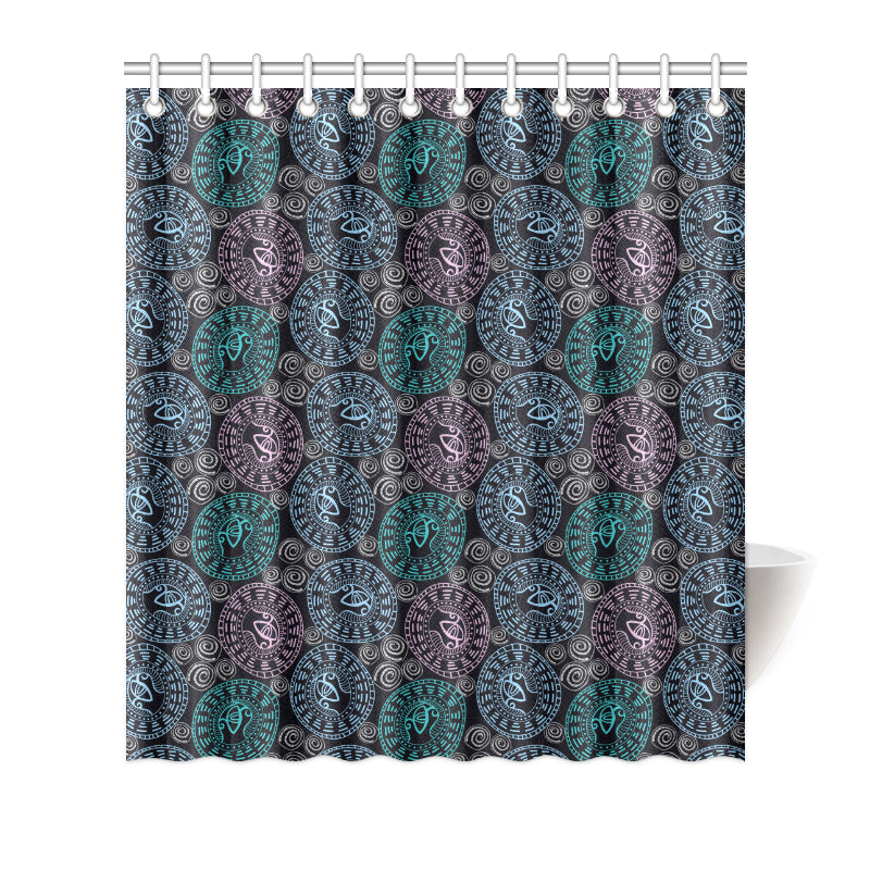 Eye of Horus Ethnic Pattern Shower Curtain