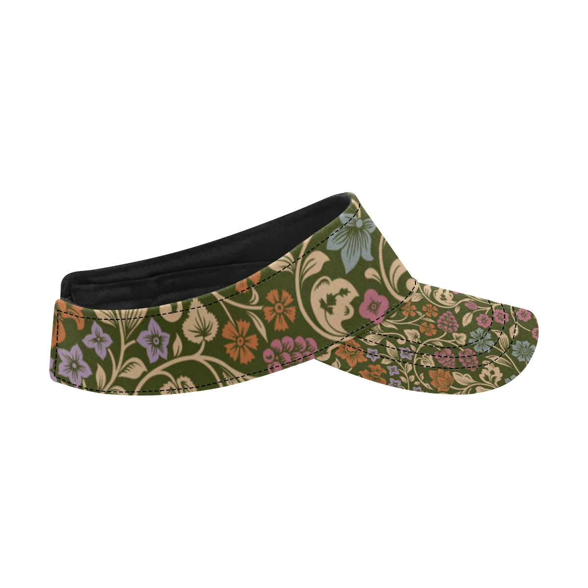 Floral Vintage Print Pattern Unisex Sun Visor