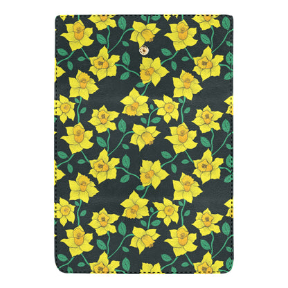 Daffodils Pattern Print Design DF03 Women's Trifold Wallet