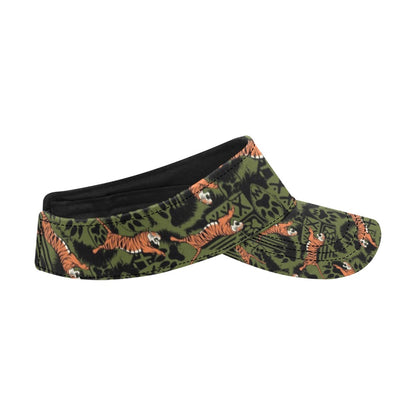 Tiger Pattern Print Design LKS303 Unisex Sun Visor