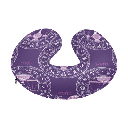 Libra Pattern Print Design 03 U-Shaped Travel Neck Pillow