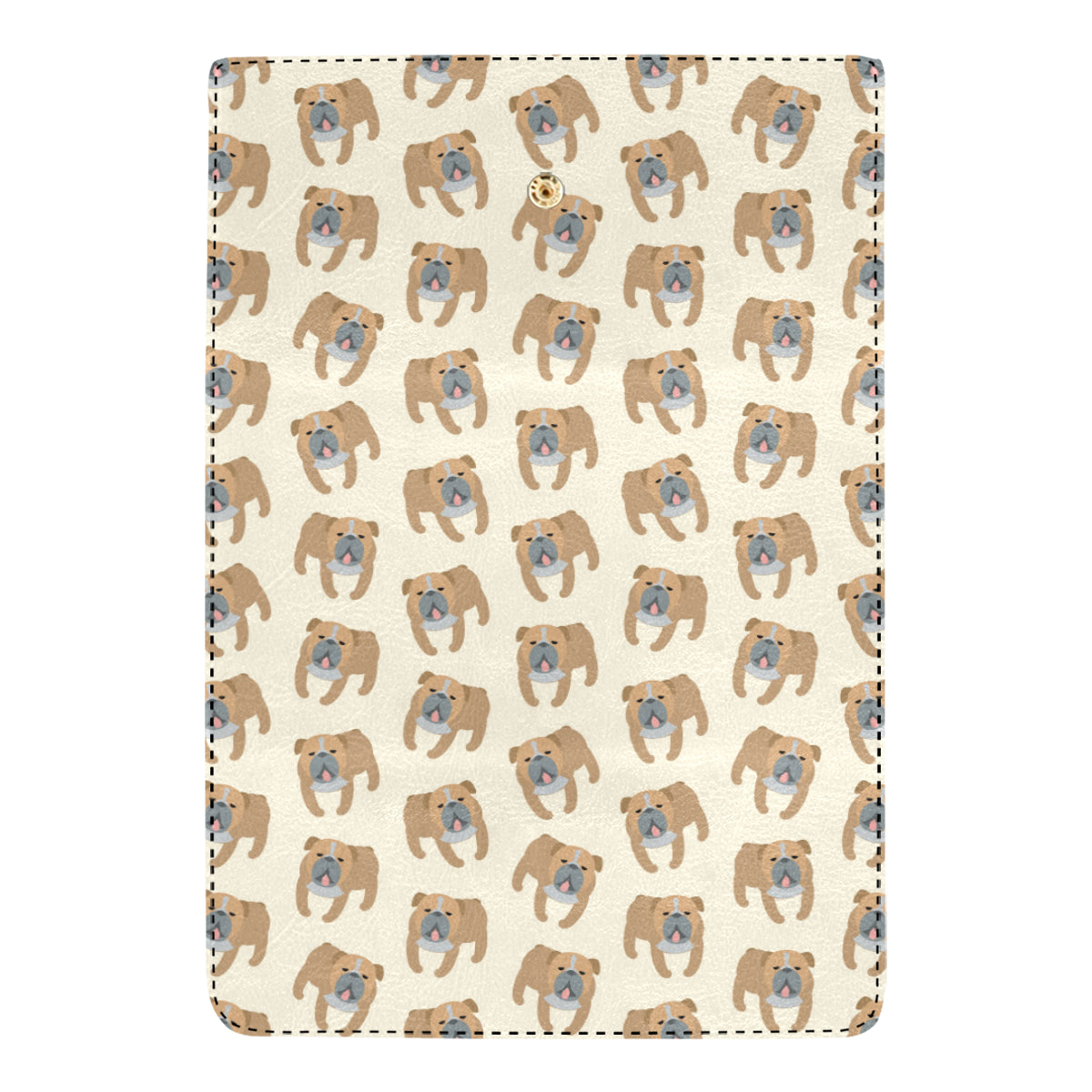 Bulldogs Pattern Print Design 01 Women's Trifold Wallet