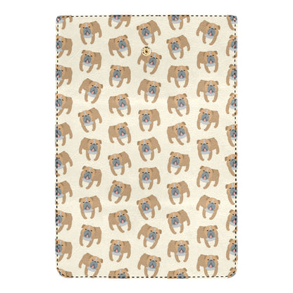 Bulldogs Pattern Print Design 01 Women's Trifold Wallet