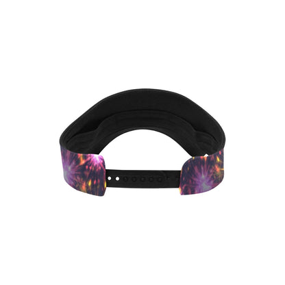 Firework Print Design LKS303 Unisex Sun Visor