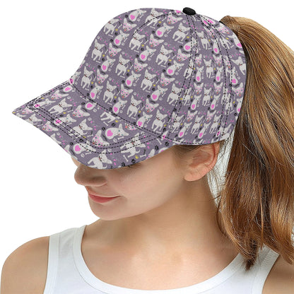 Chihuahua Happy Pattern Snapback Cap