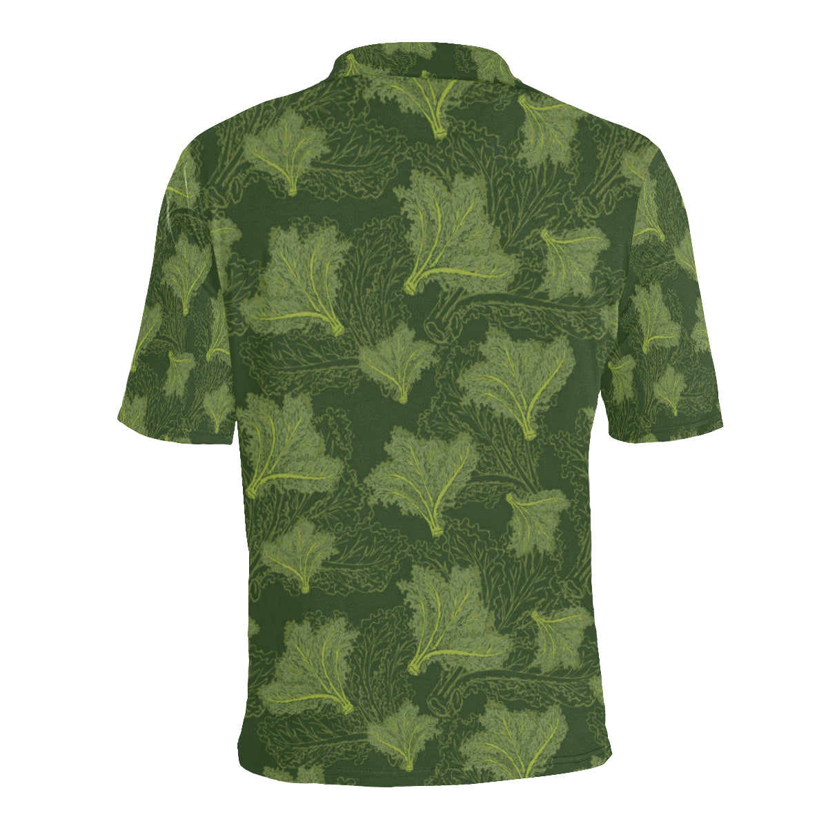 Kale Pattern Print Design 01 Men Polo Shirt