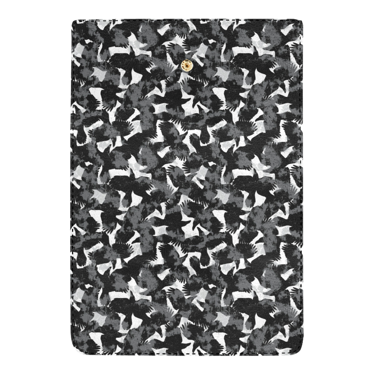 Crow Pattern Print Design 01 Women's Trifold Wallet