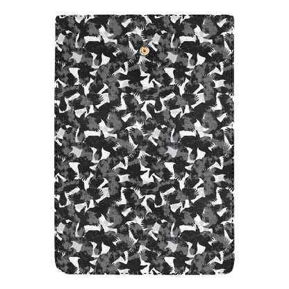 Crow Pattern Print Design 01 Women's Trifold Wallet