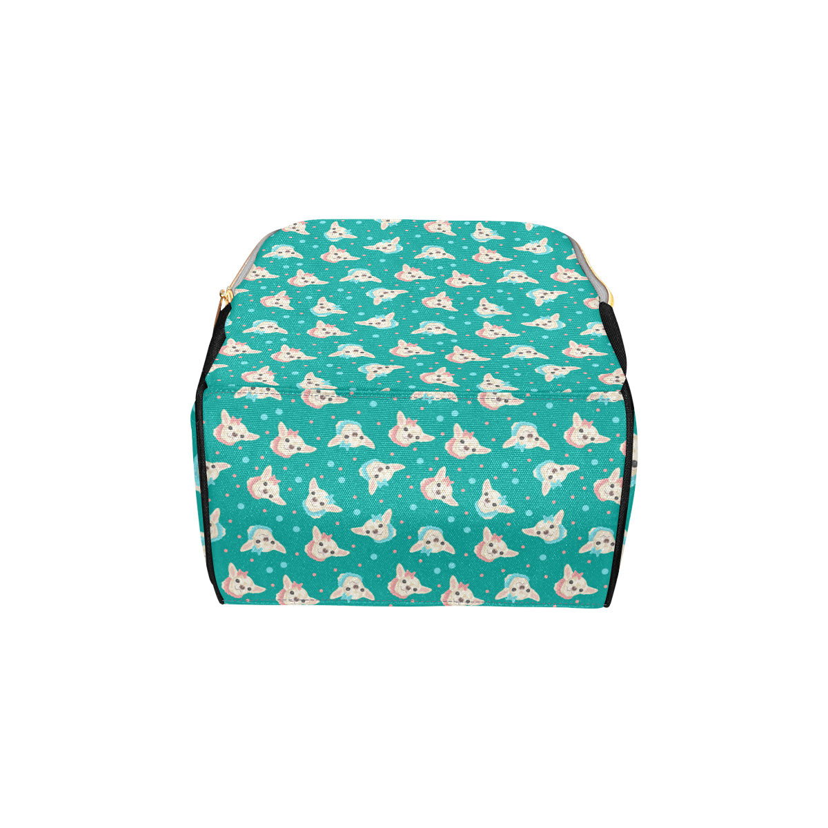 Chihuahua Polka Dot Pattern Diaper Bag Backpack