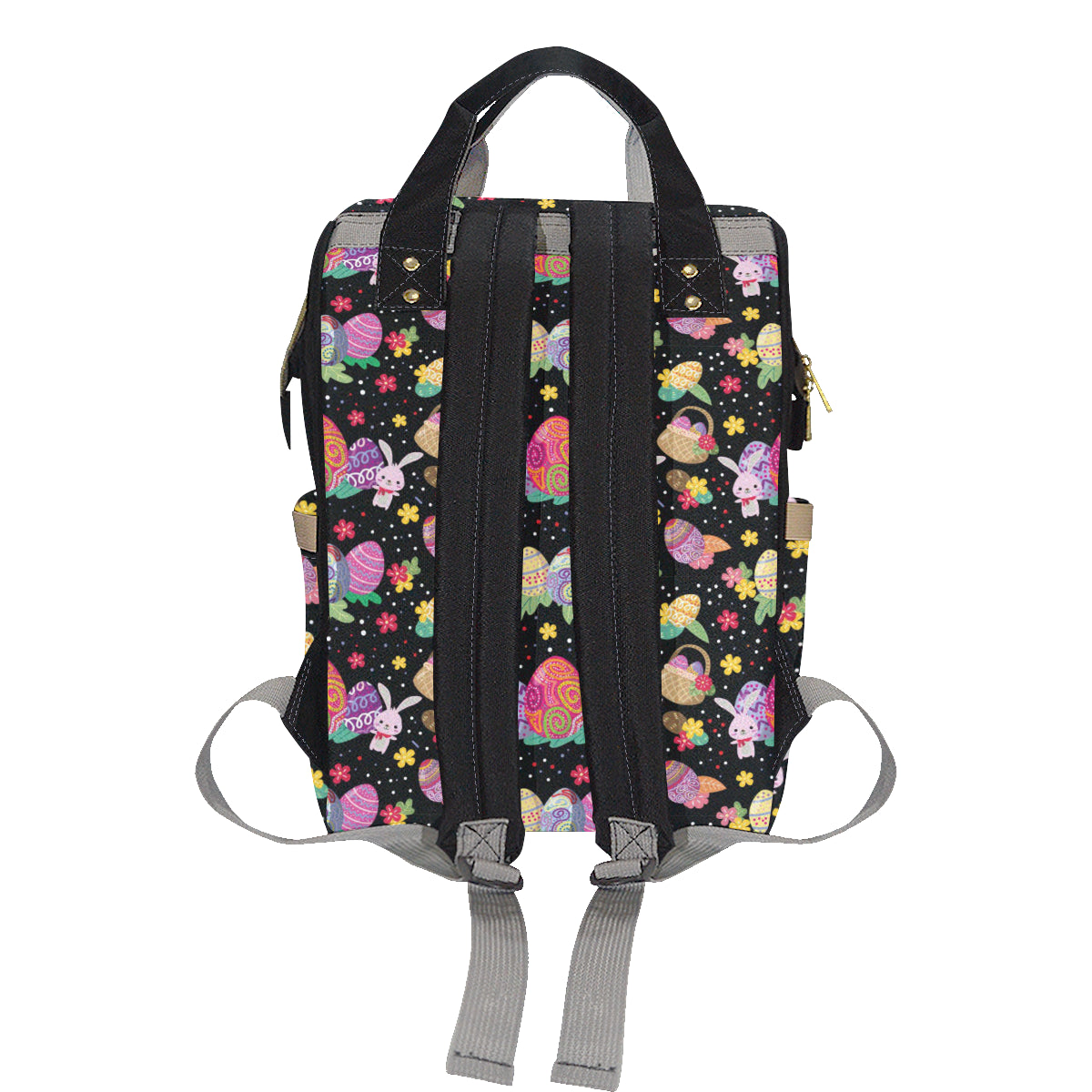 Easter Eggs Pattern Print Design RB06 Diaper Bag Backpack